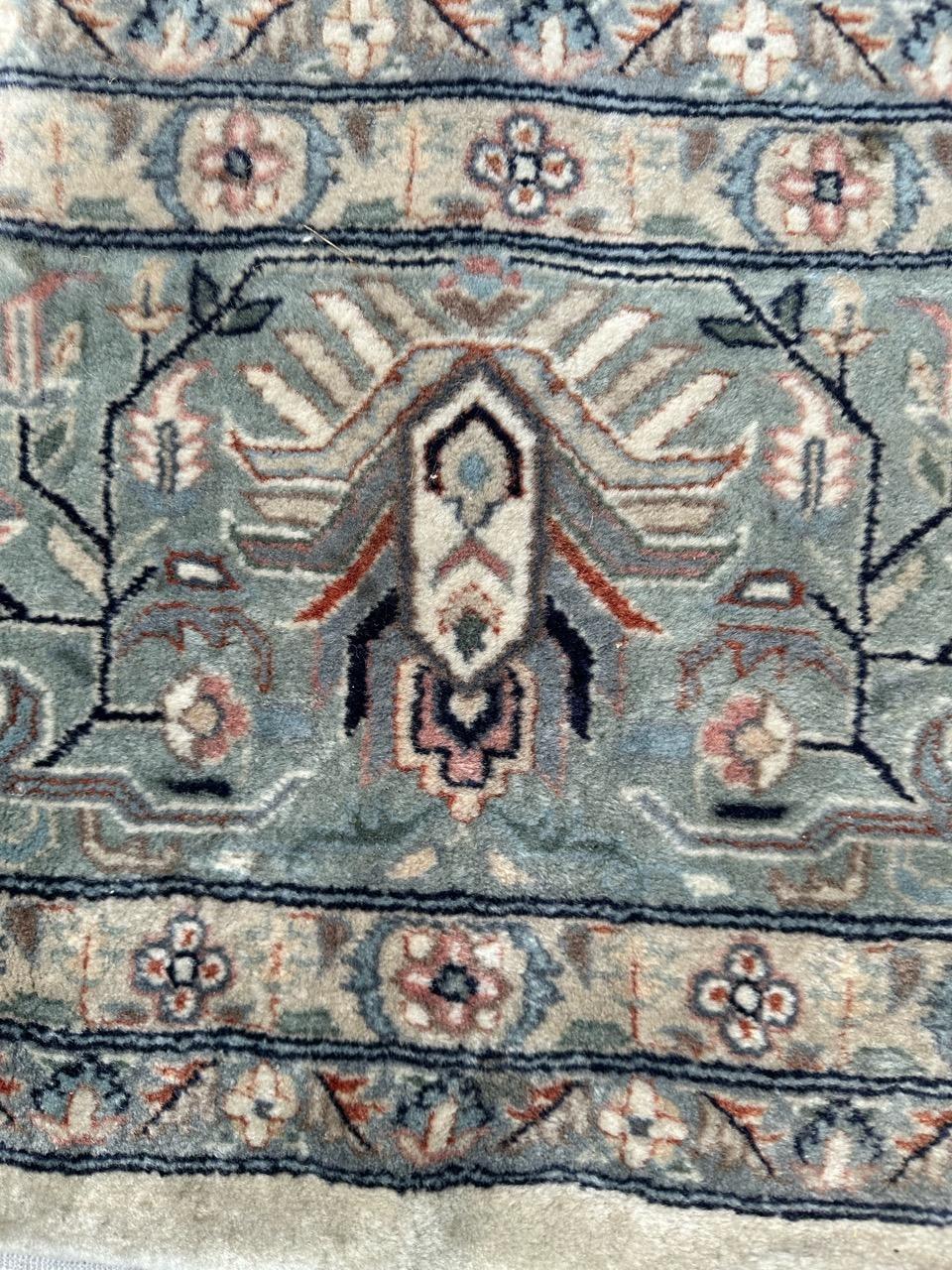 Merveilleux tapis du Pendjab de la fin du 20e siècle, d'une grande finesse en vente 1