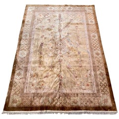 Bobyrug’s Wonderful Light Chinese Silk Rug