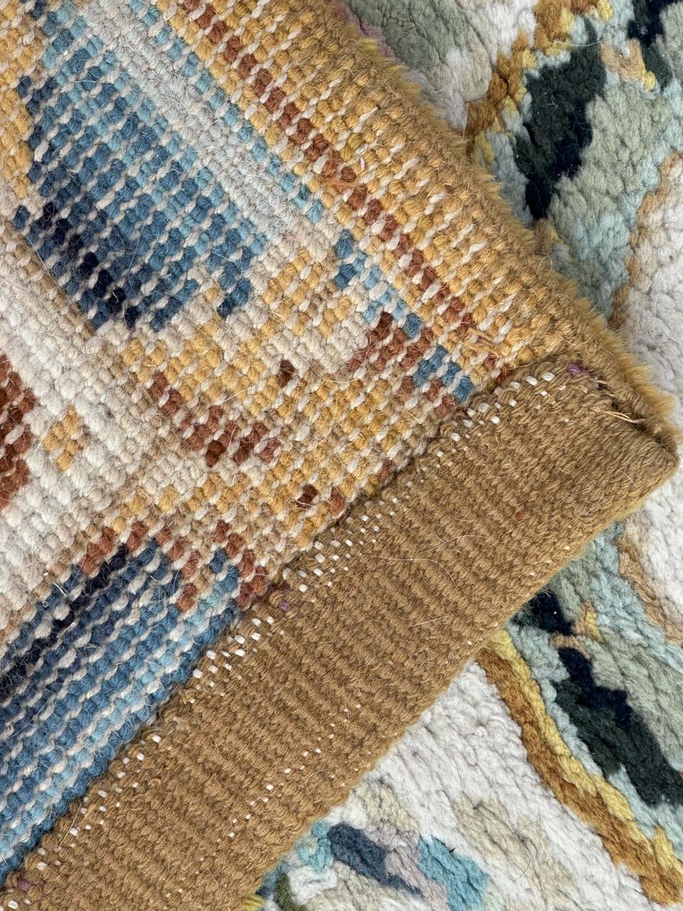 Wonderful Little Antique French Savonnerie Rug For Sale 13