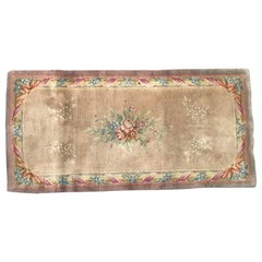 Wonderful Little Antique French Savonnerie Rug