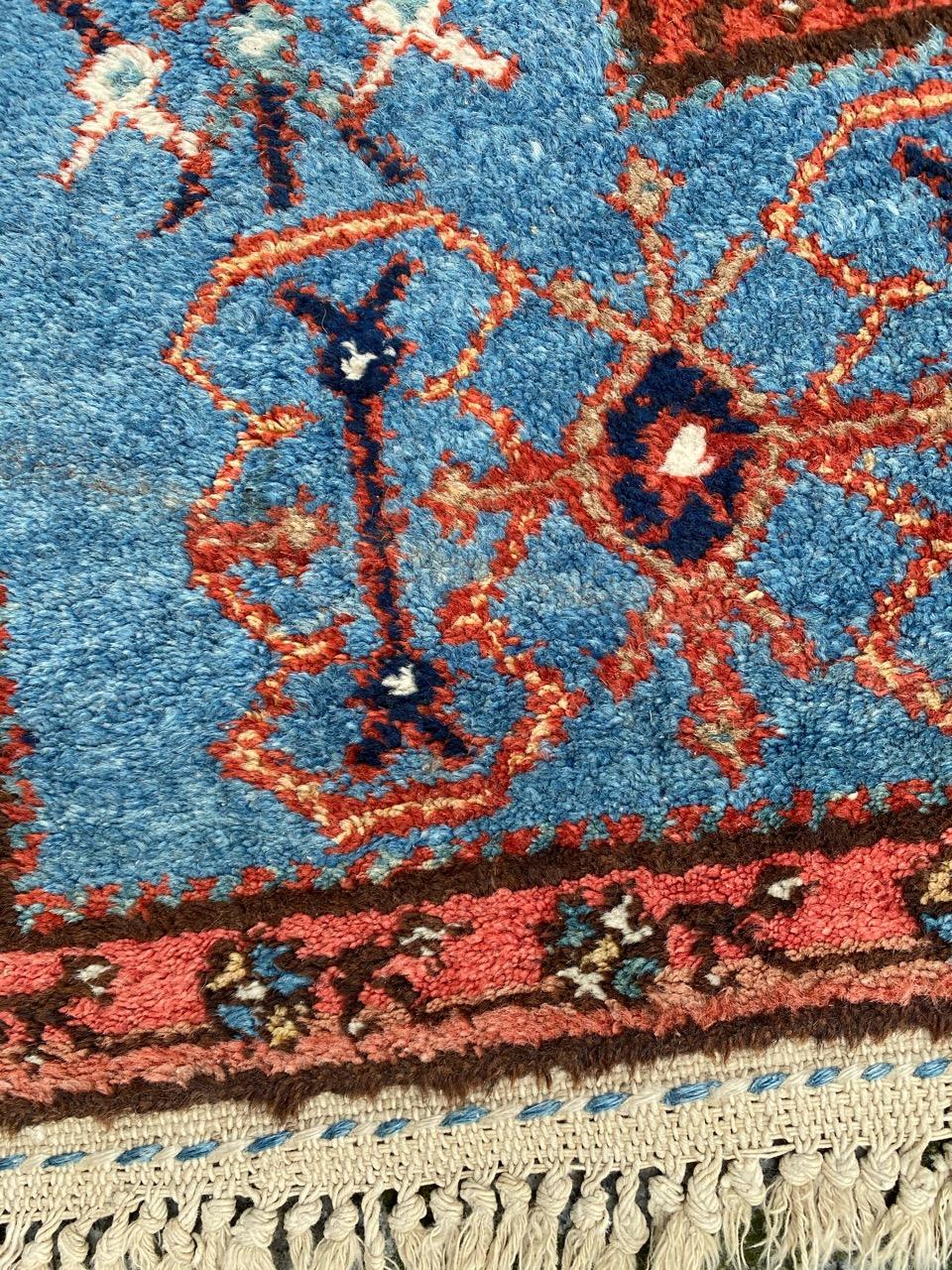 Bobyrug’s Wonderful Long Antique Kurdish Rug For Sale 4