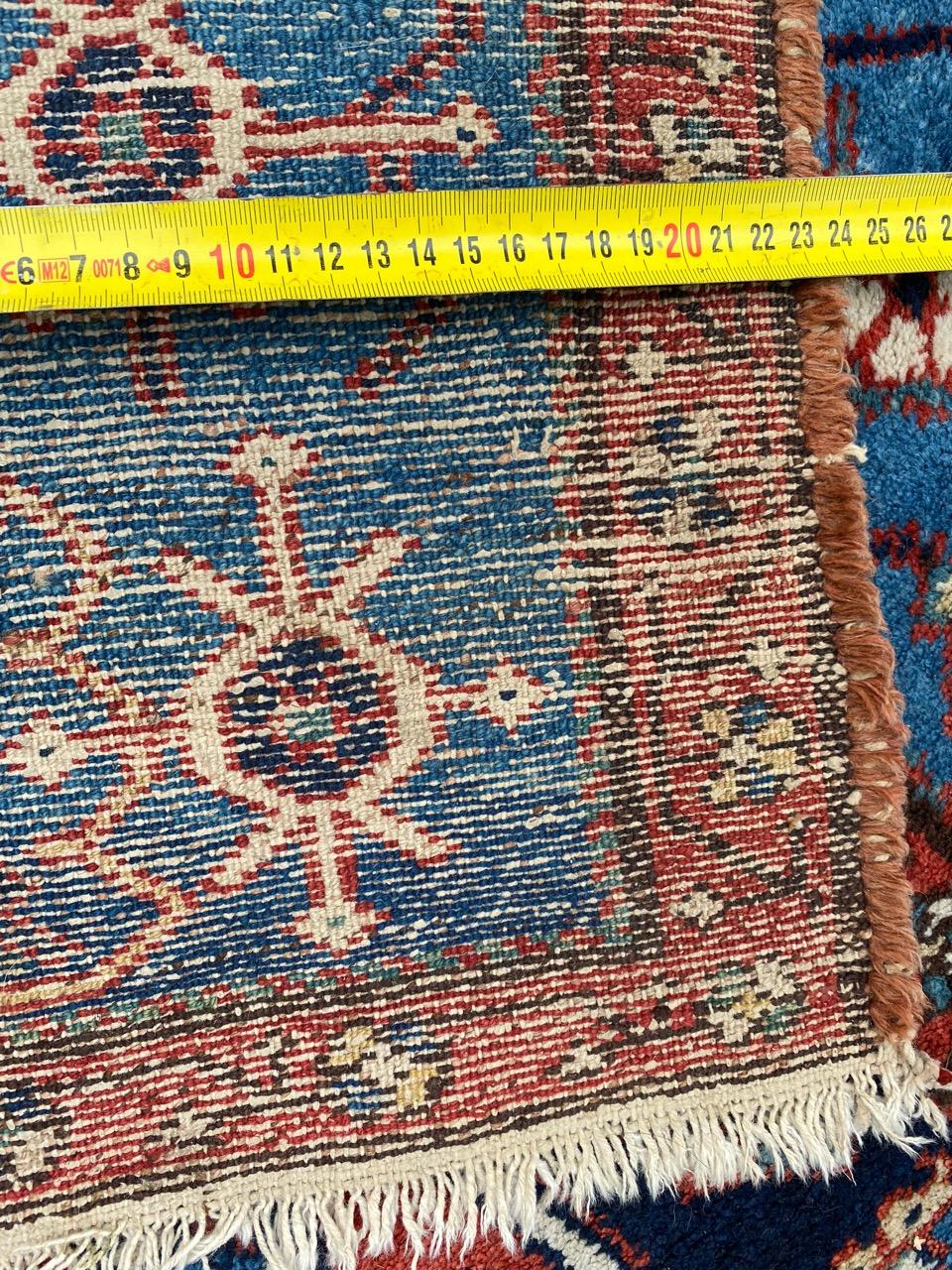 Bobyrug’s Wonderful Long Antique Kurdish Rug For Sale 5