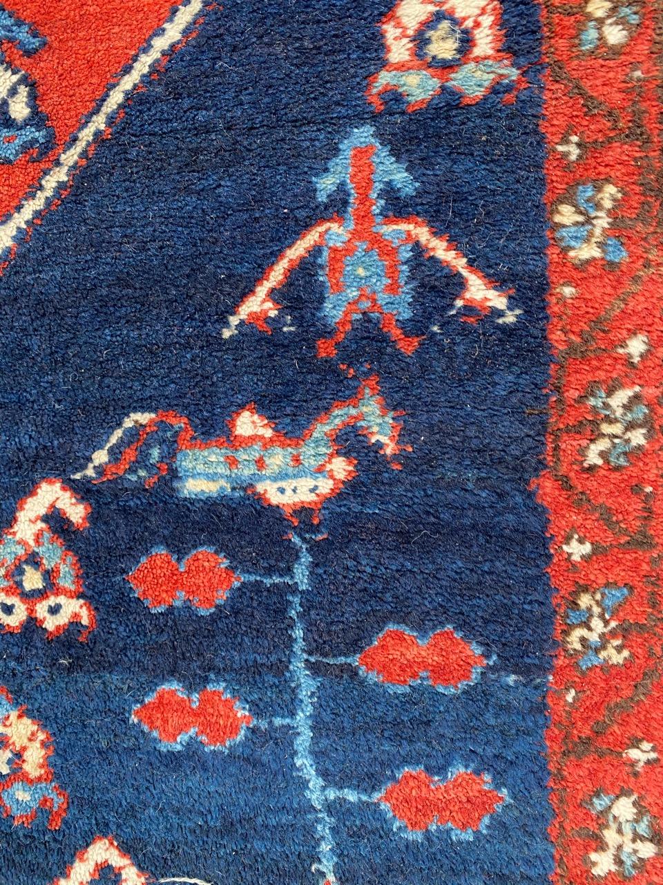 Bobyrug’s Wonderful Long Antique Kurdish Rug For Sale 1