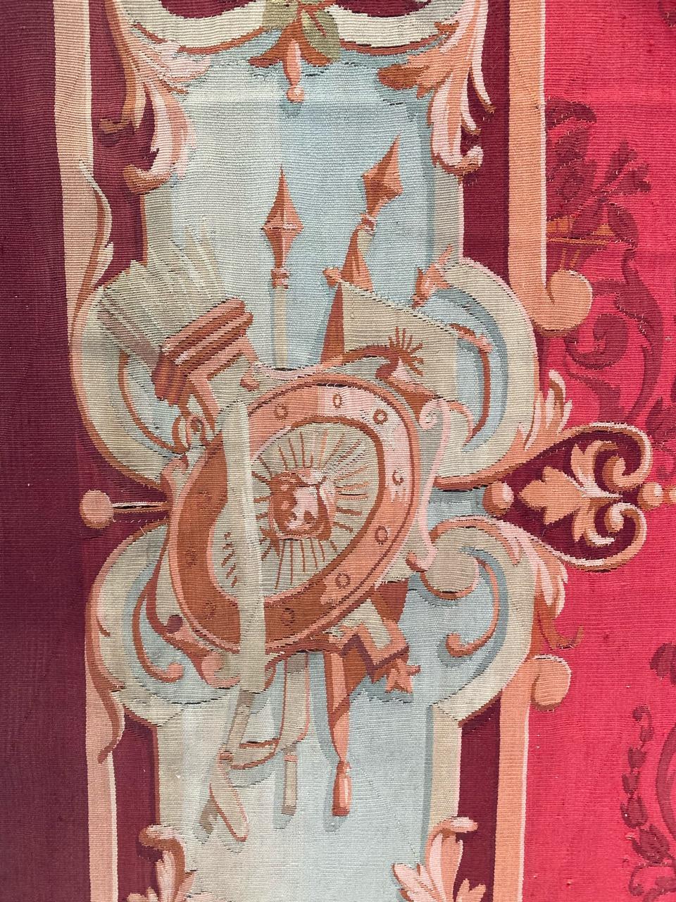 Wunderschöner, luxuriöser, antiker Napoleon, der dritte Aubusson-Wandteppich, Läufer im Angebot 1
