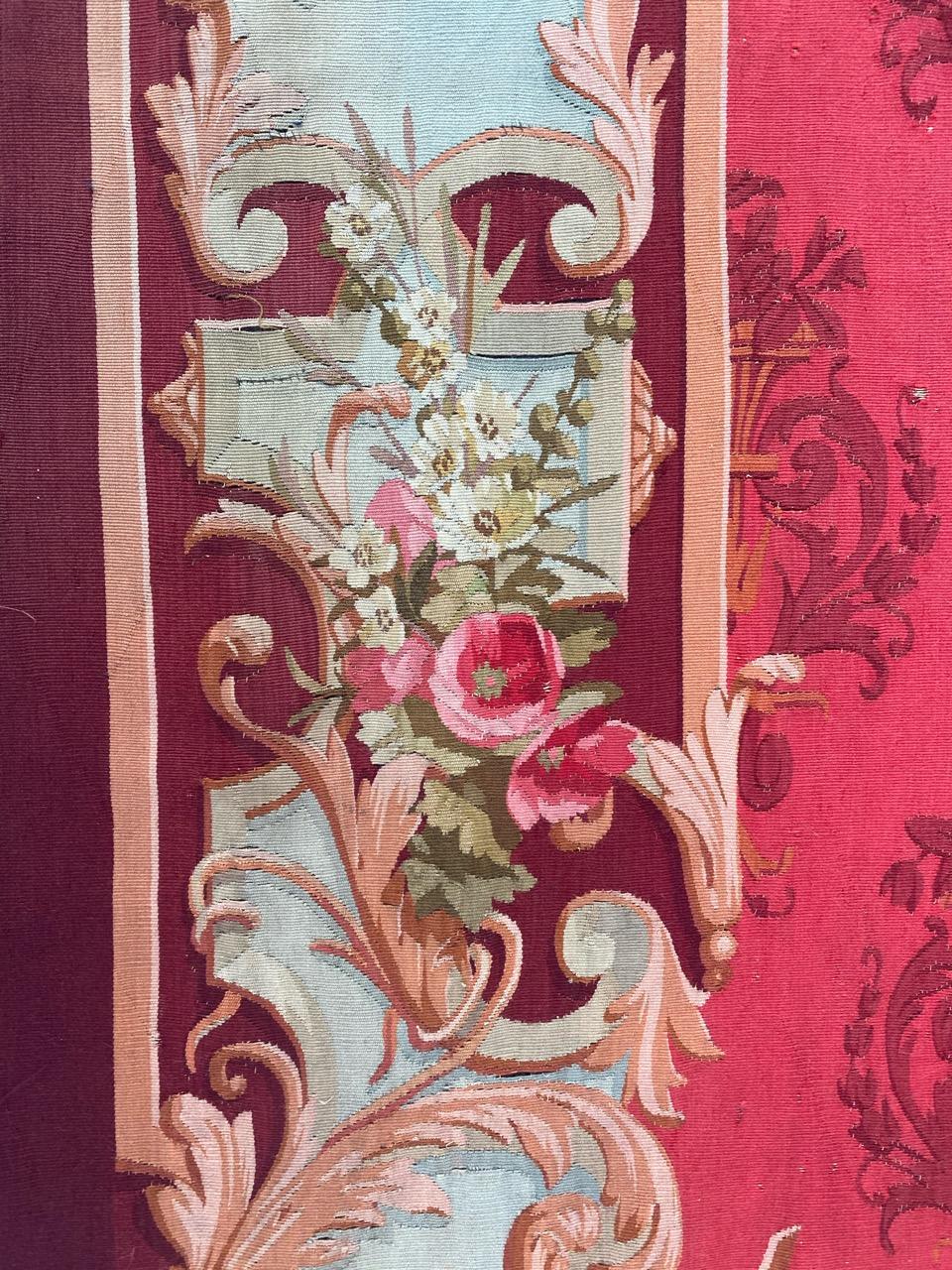 Wunderschöner, luxuriöser, antiker Napoleon, der dritte Aubusson-Wandteppich, Läufer im Angebot 2