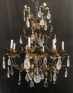 Meraviglioso lampadario Maison Bagues Rock Flower Bouquet Bird Cage Large