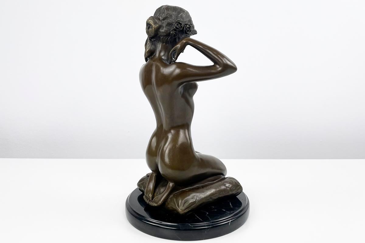 Bronzo Meravigliosa e massiccia scultura in bronzo di Paul Ponsard in vendita