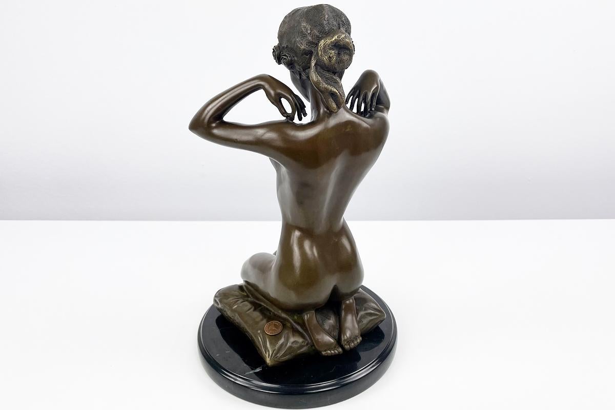 Wonderful, Massive Bronze Sculpture by Paul Ponsard In Fair Condition For Sale In Greven, DE