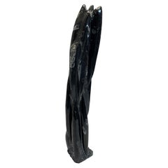 Vintage Wonderful, Massive Orthoceras Granite Sculpture Tower