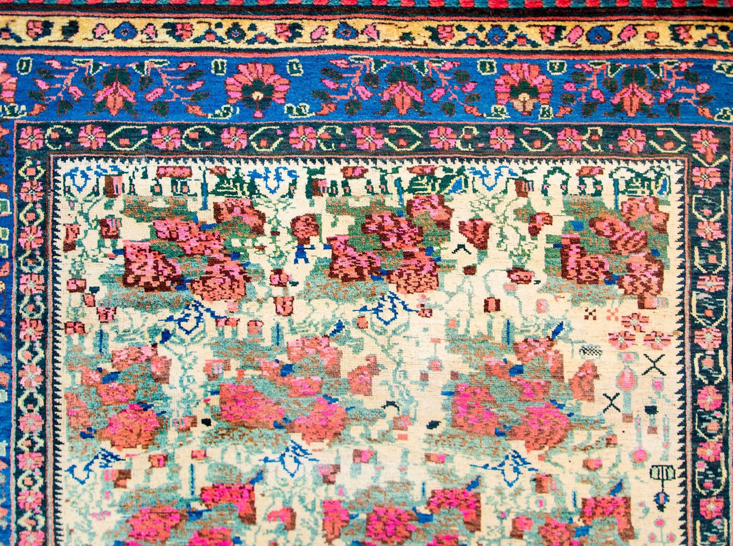 Persian Wonderful Mid-20th Century Afshar Rug For Sale