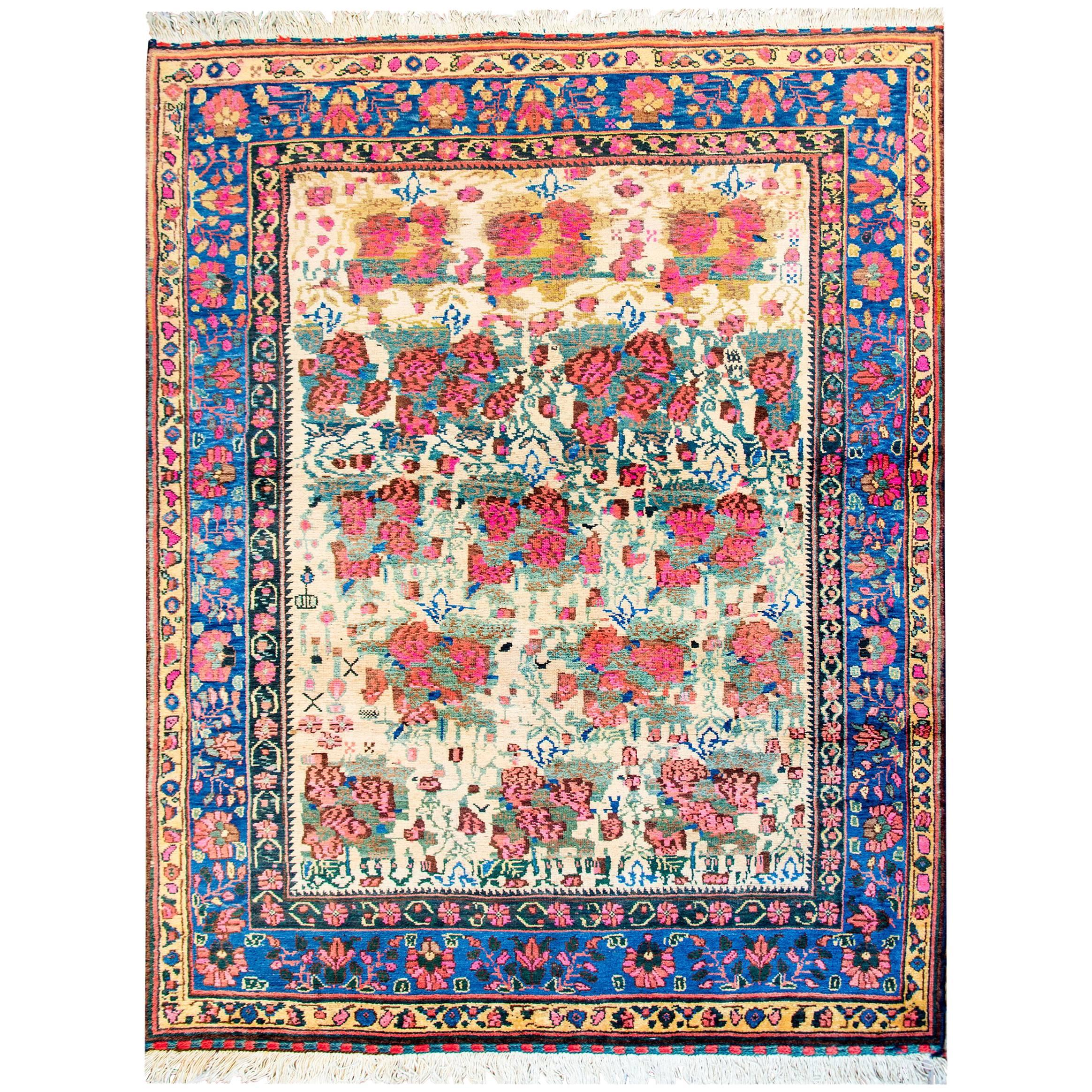 Afshar-Teppich aus der Mitte des 20. Jahrhunderts im Angebot