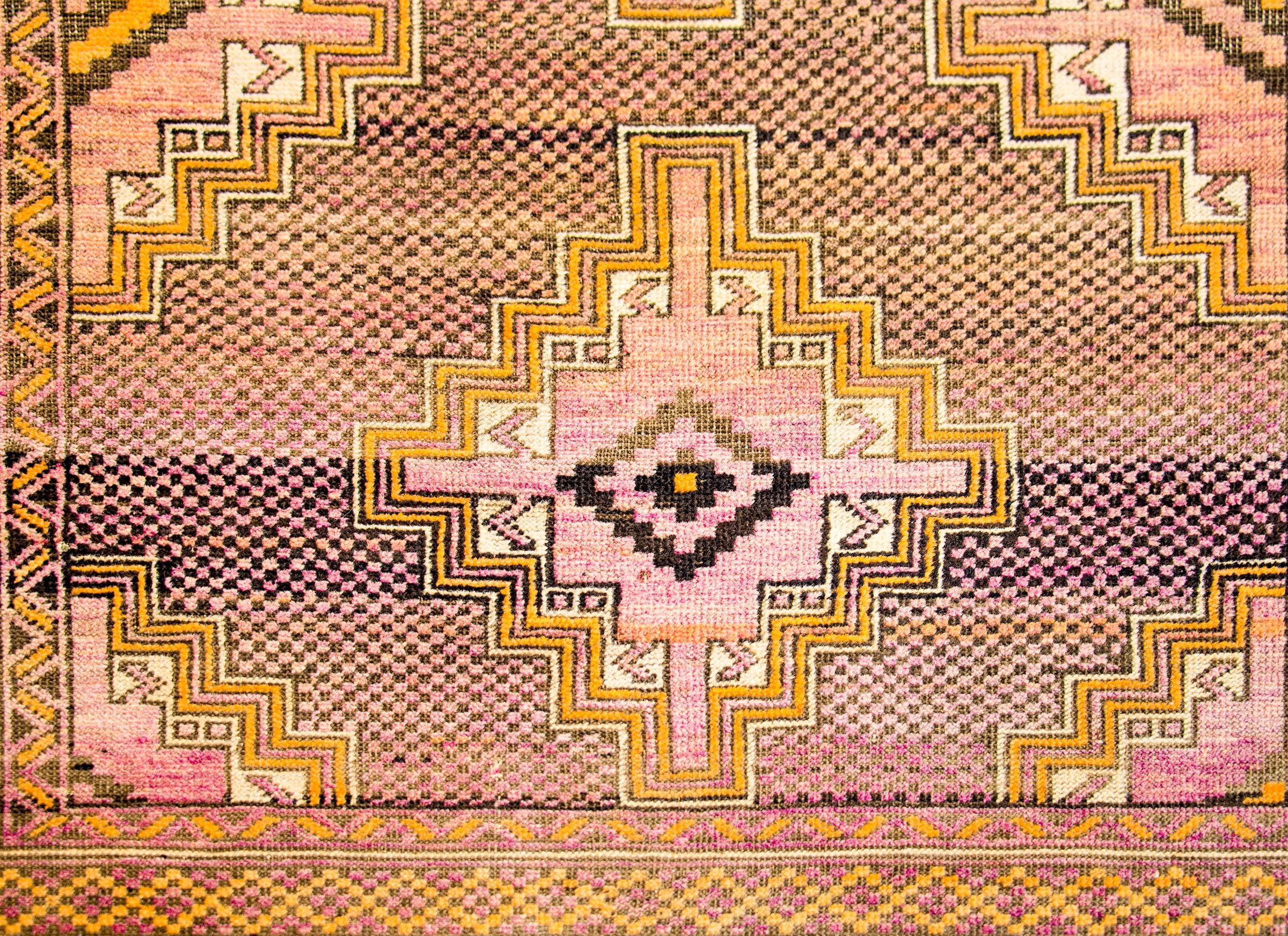 Tribal Wonderful Mid-20th Century Baluch Rug