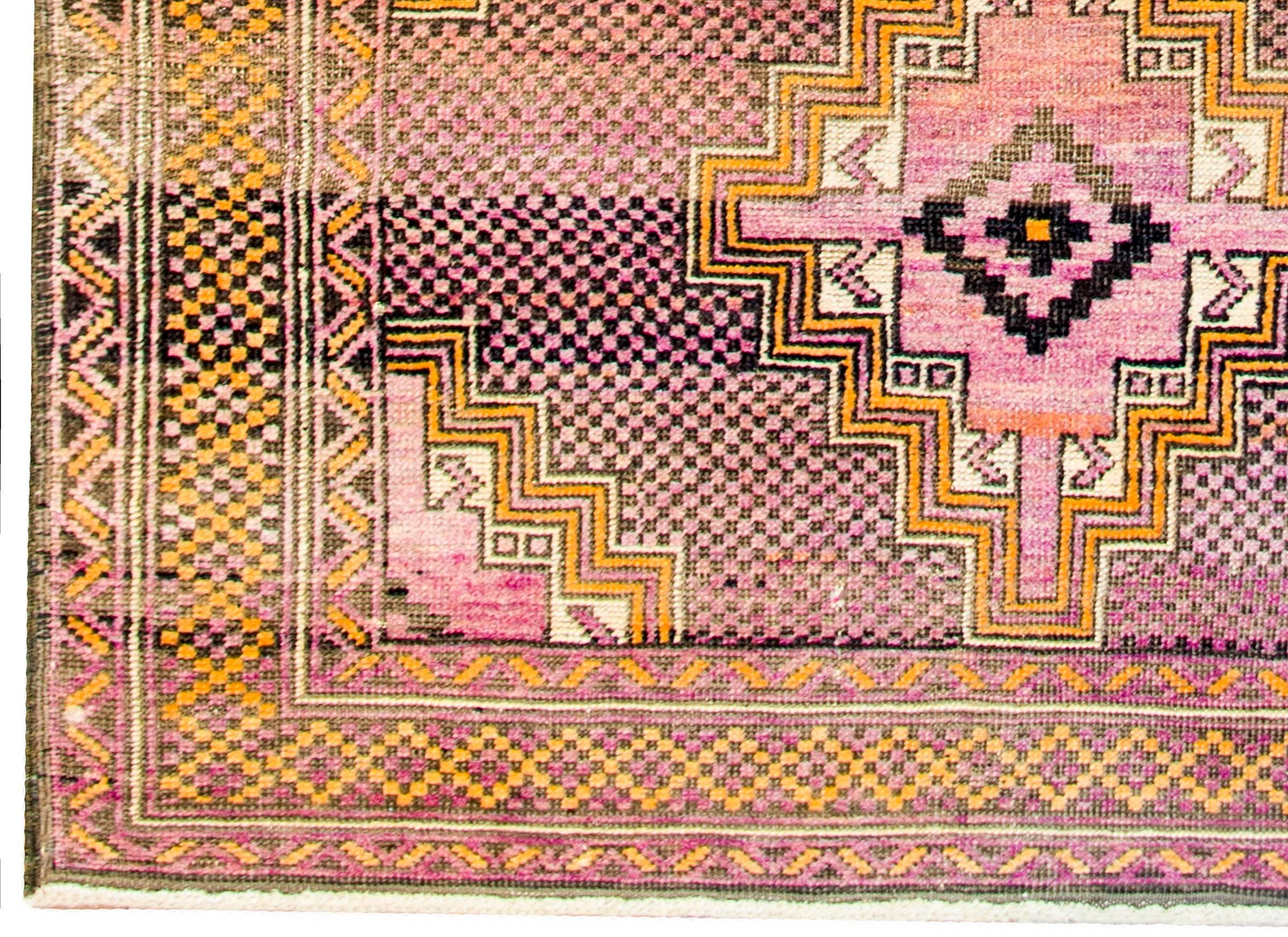 Persian Wonderful Mid-20th Century Baluch Rug