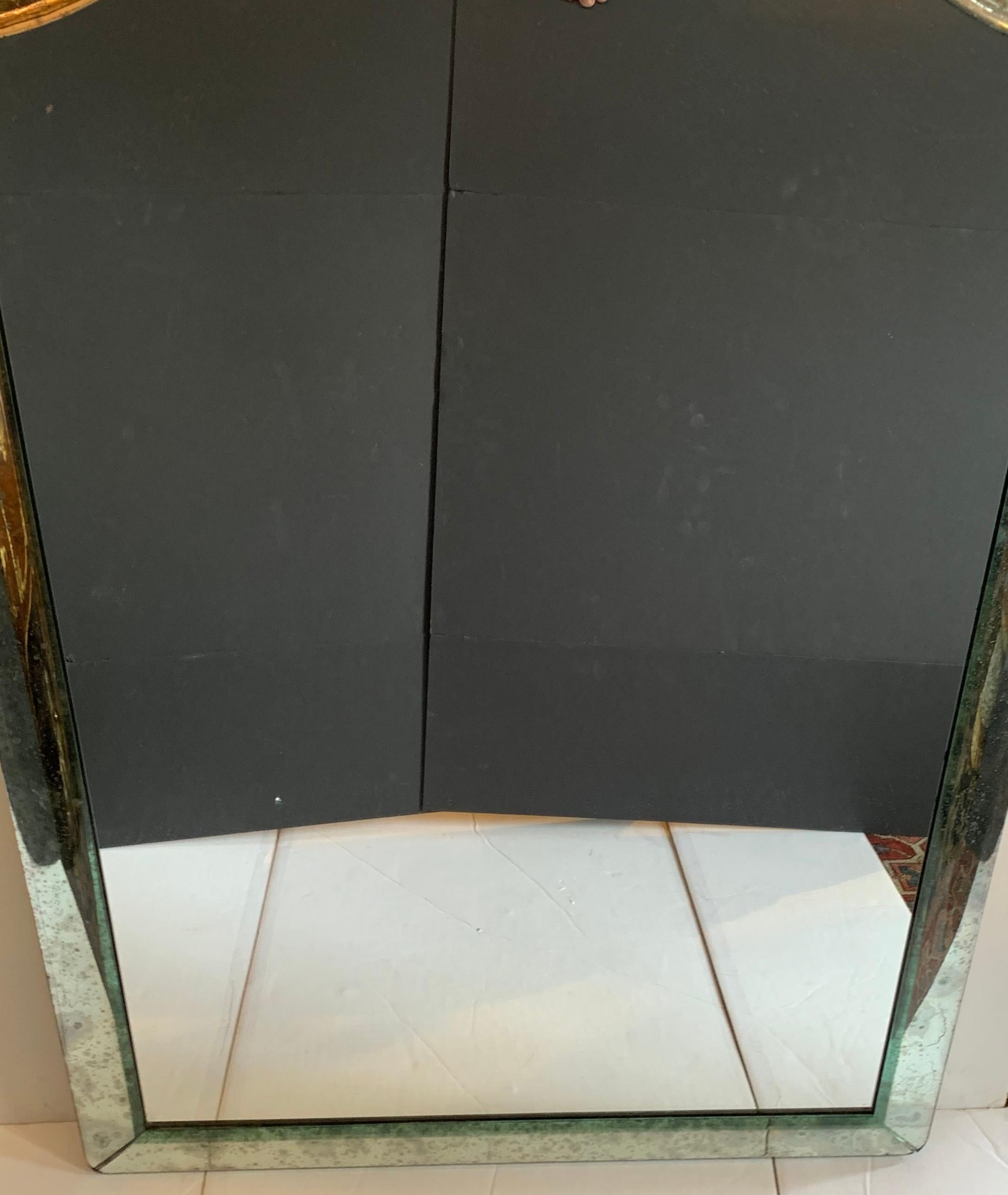venetian panelled mirror