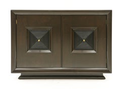 Wonderful Mid-Century Modern Lorin Marsh Geometric Pyramid Double Door Cabinet