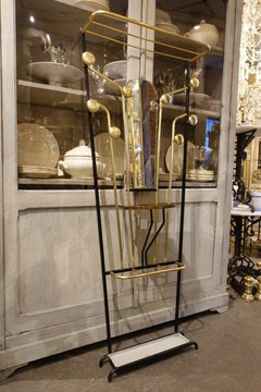 Wonderful Midcentury French Clothes Stand / Dumb Waiter