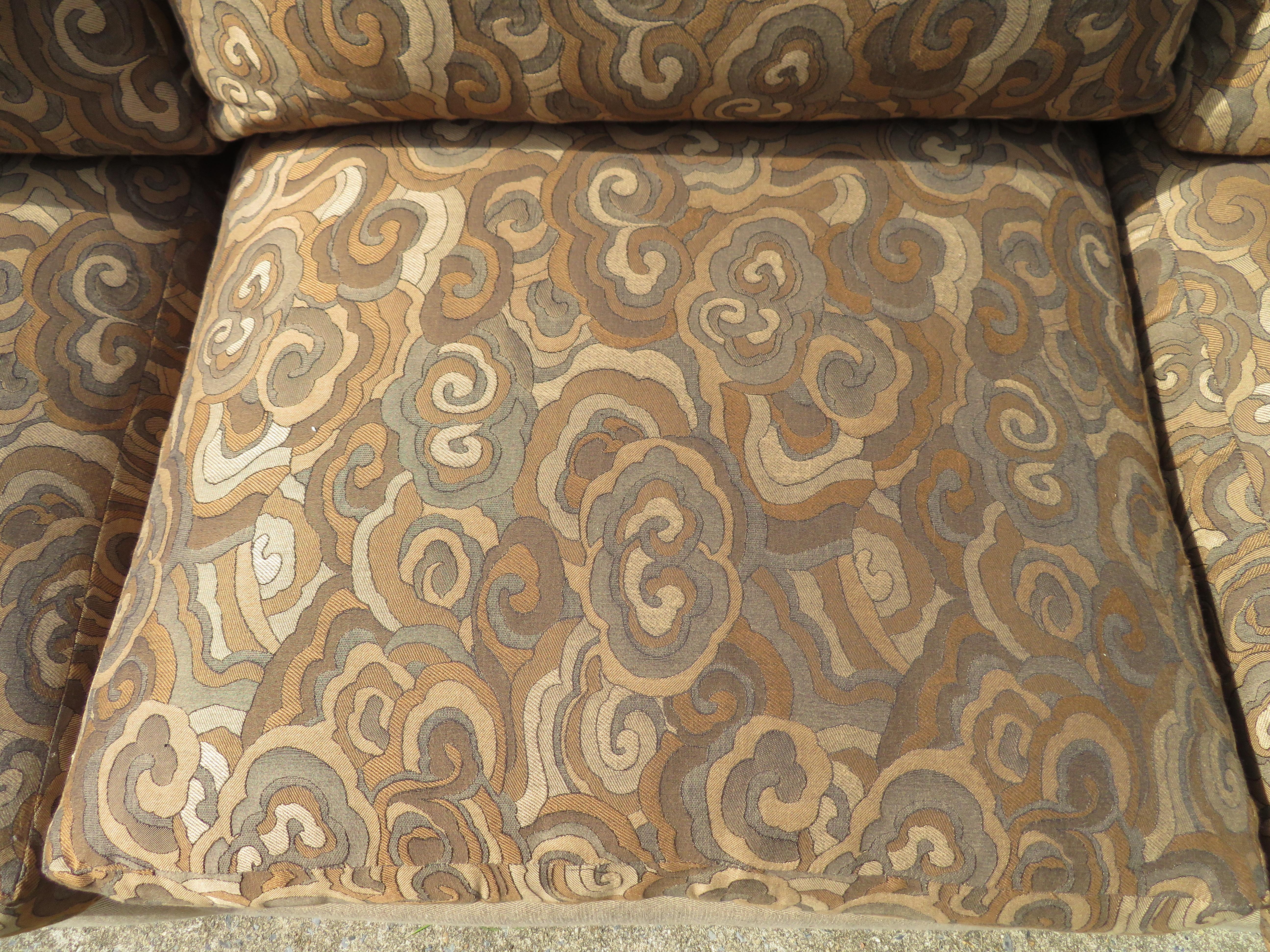 Wonderful Milo Baughman 9-Piece Curved Back Sectional Sofa Mid-Century Modern 2