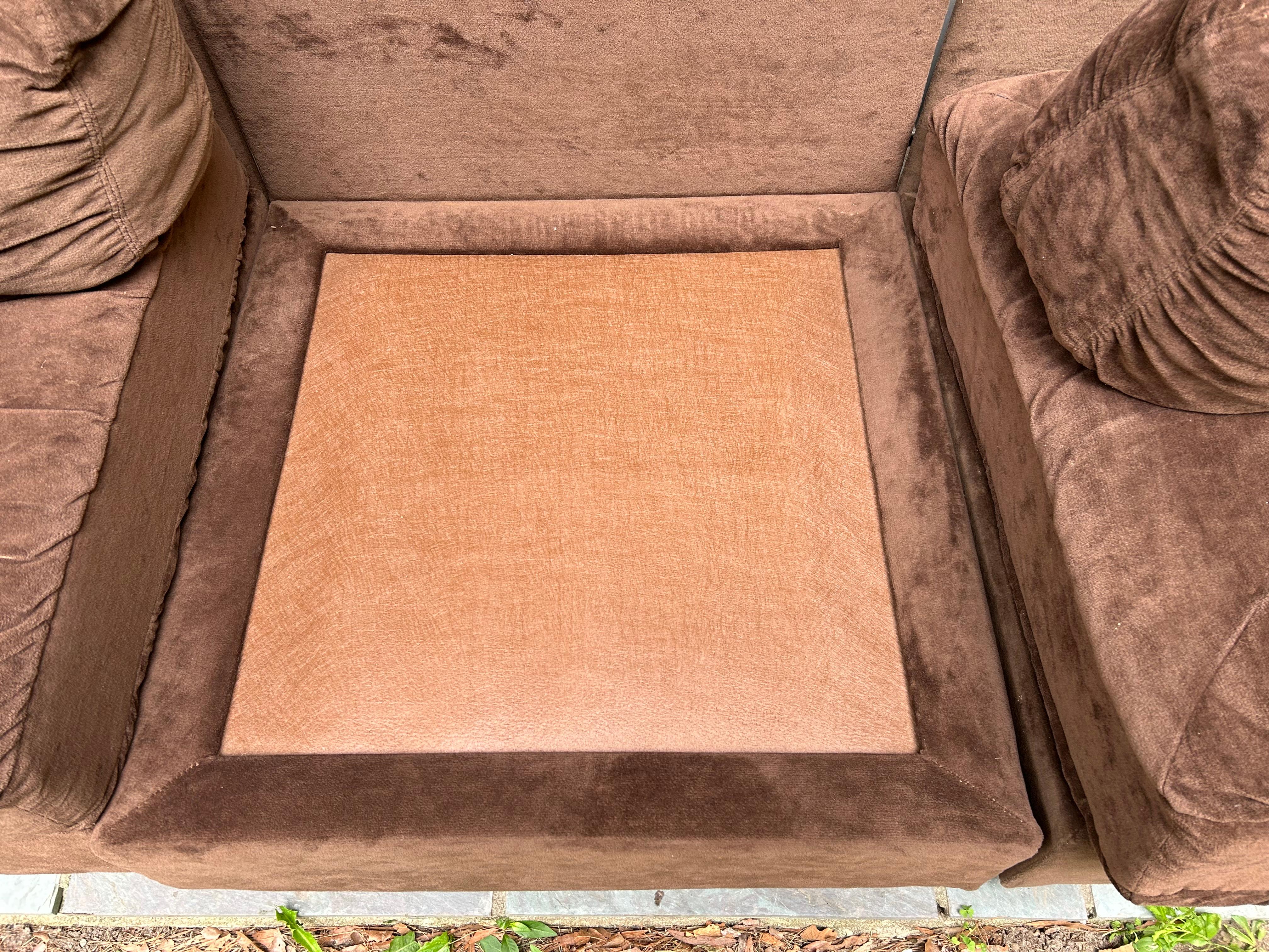 Wunderbare Milo Baughman Stil 6 Stück Cube Sofa Sektional Mitte des Jahrhunderts Modern im Angebot 7