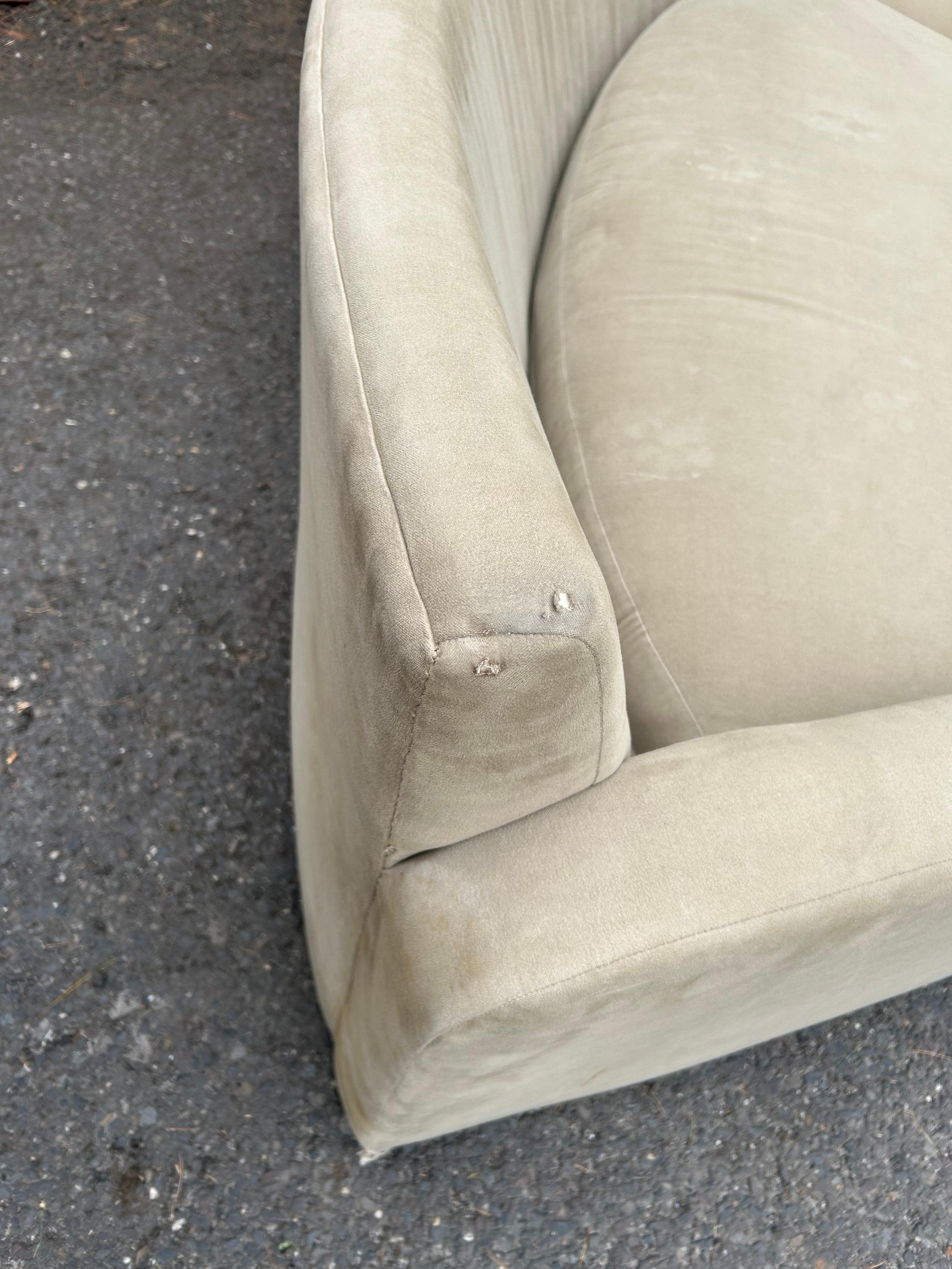 Wunderschöner Milo Baughman Thayer Coggin 1 Stück runder  Sofa Mid-Century im Zustand „Gut“ im Angebot in Pemberton, NJ