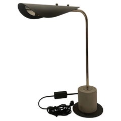 Wonderful Mitzi Layla Single LED Buffet Desk Table Lamp Polished Nickel Black