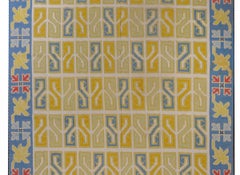 Wonderful Monumental Dhurrie Kilim Rug