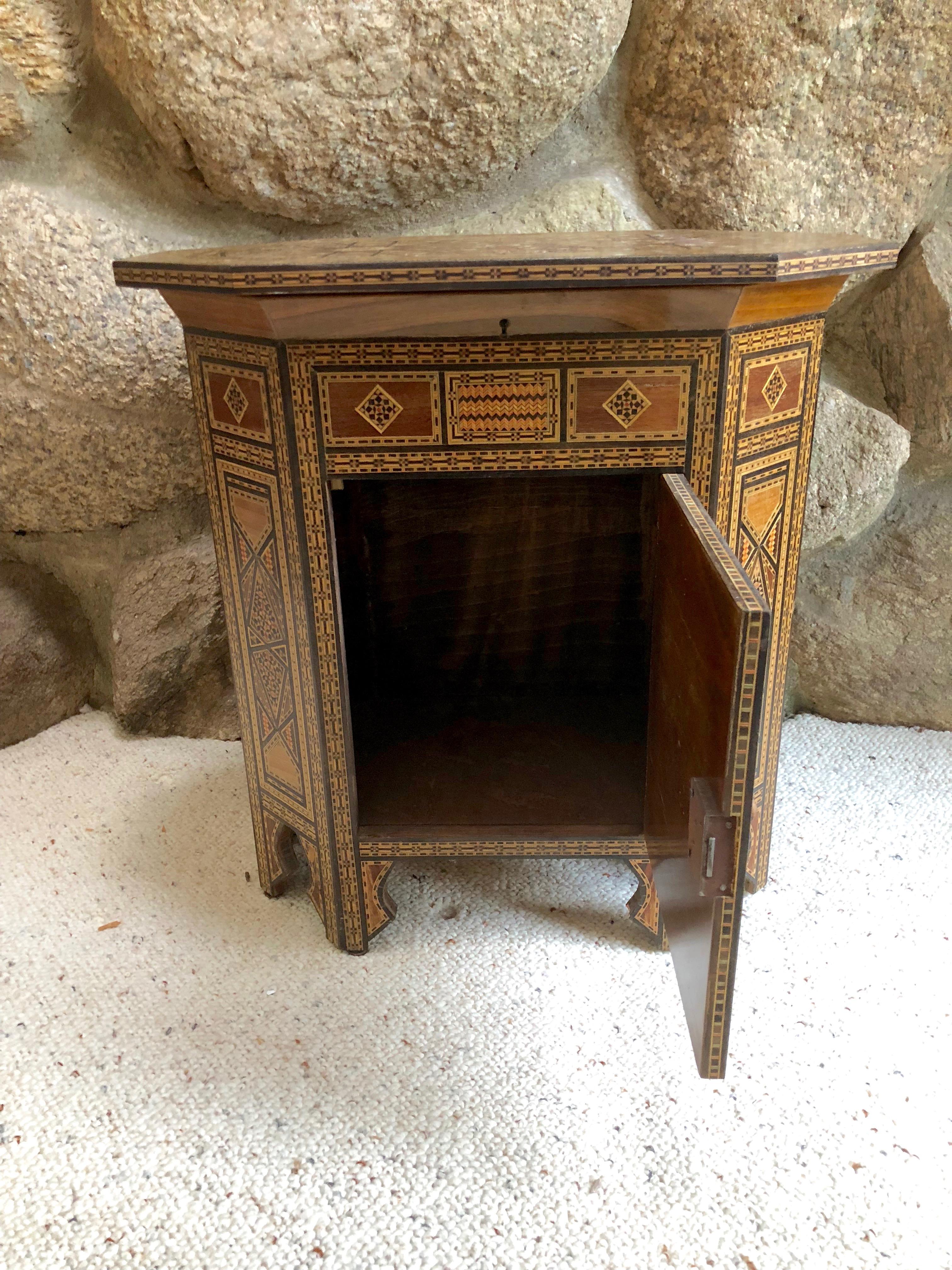 moroccan end table