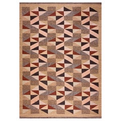 Wonderful Multi Color with Geometric Design Contemporary Scandinavian Modern Rug