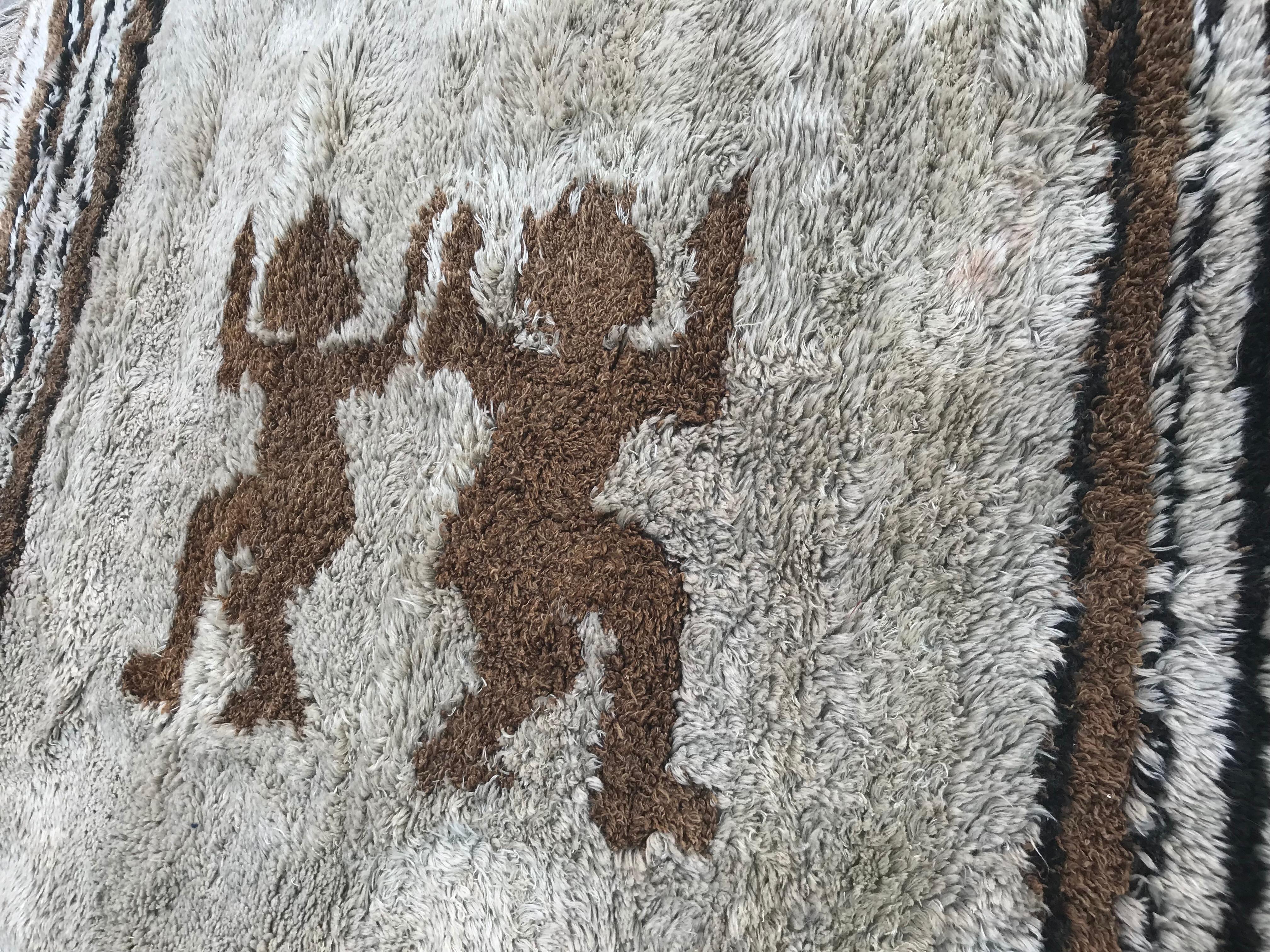 Wonderful Native American Rug In Good Condition In Saint Ouen, FR