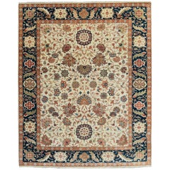 Magnifique tapis indien Agra Design