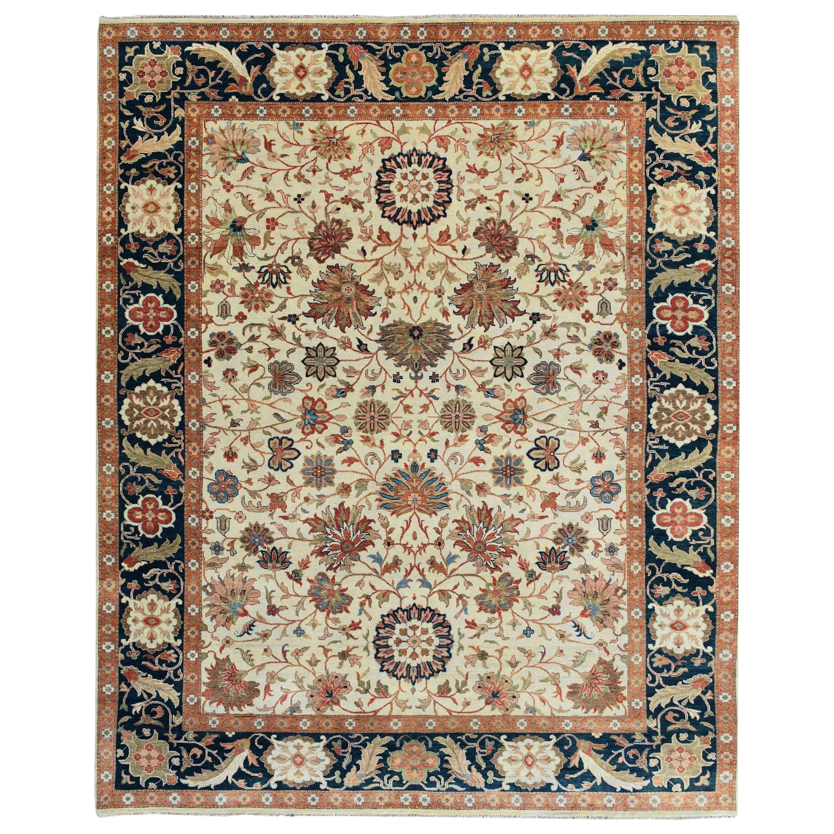 Wonderful New Agra Design Indian Rug