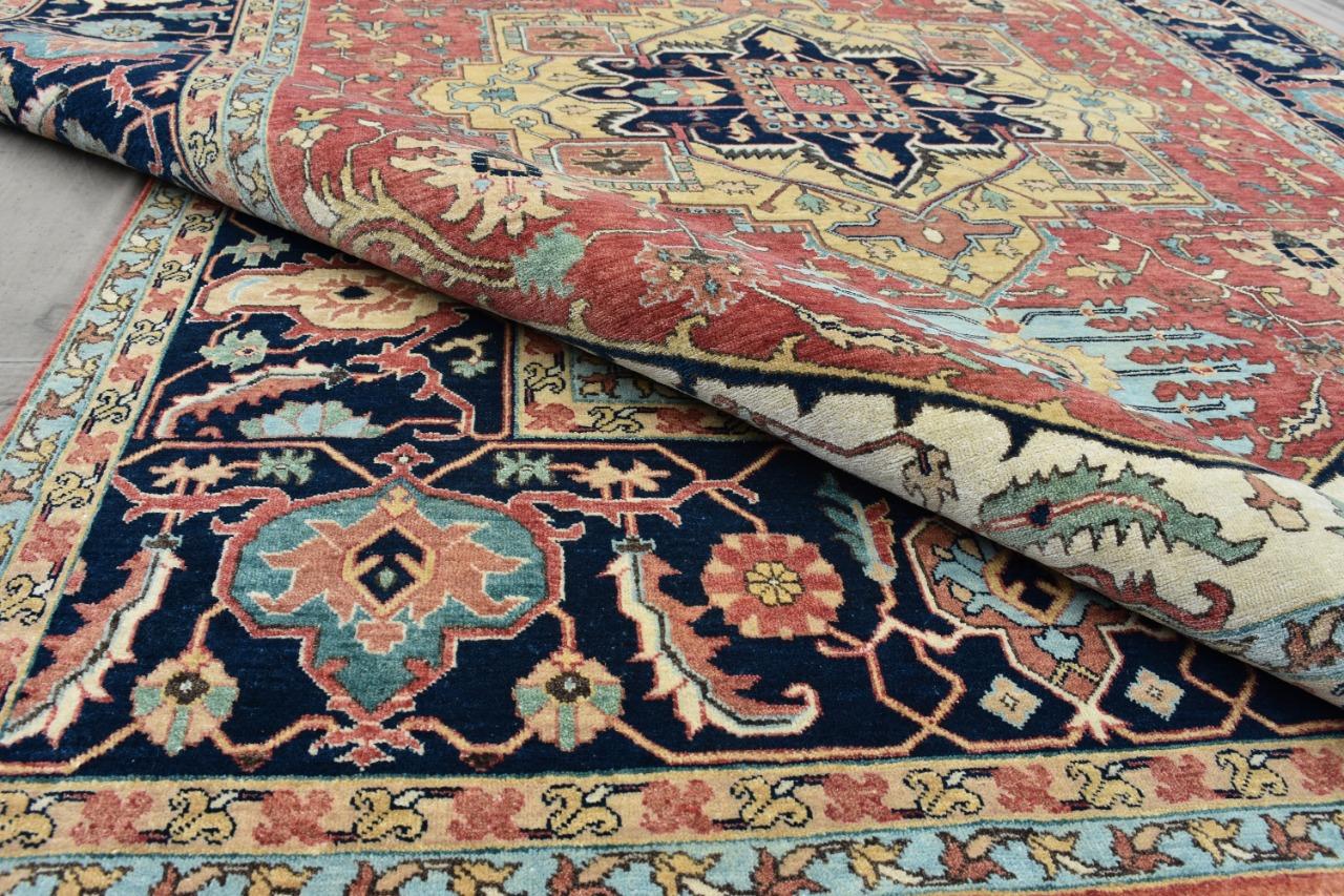 Hand-Knotted Wonderful New Indian Rug For Sale