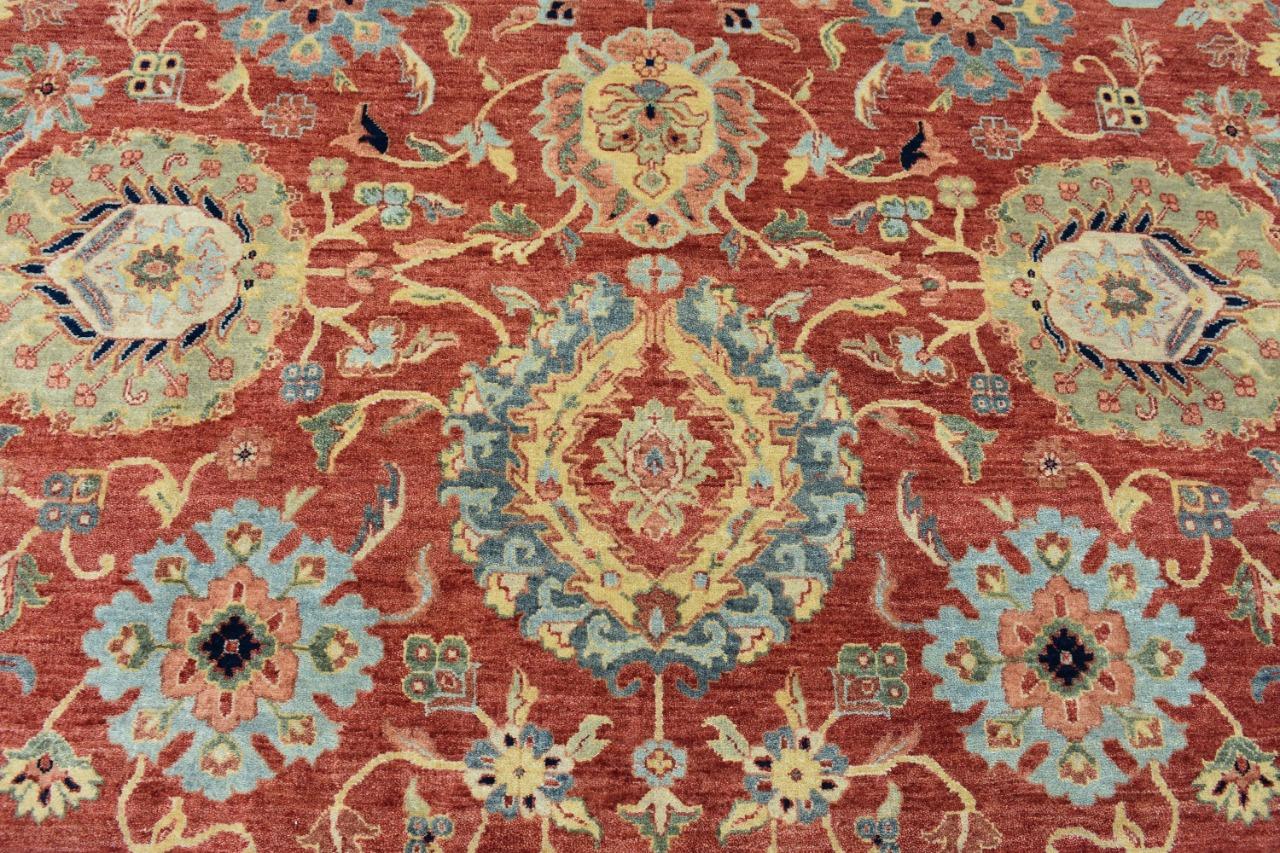 Maravillosa alfombra india nueva Anudado a mano en venta