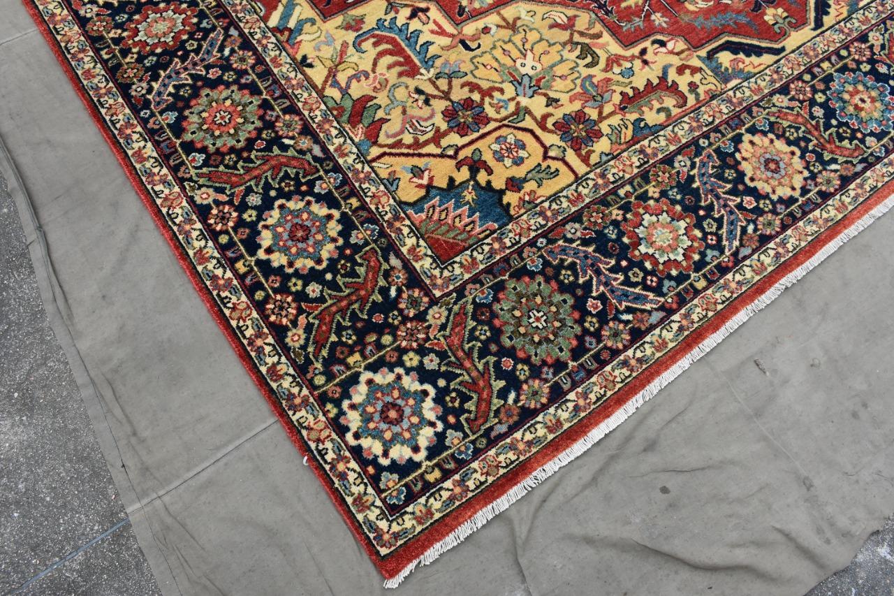 Hand-Knotted Wonderful New Indian traditional Rug For Sale