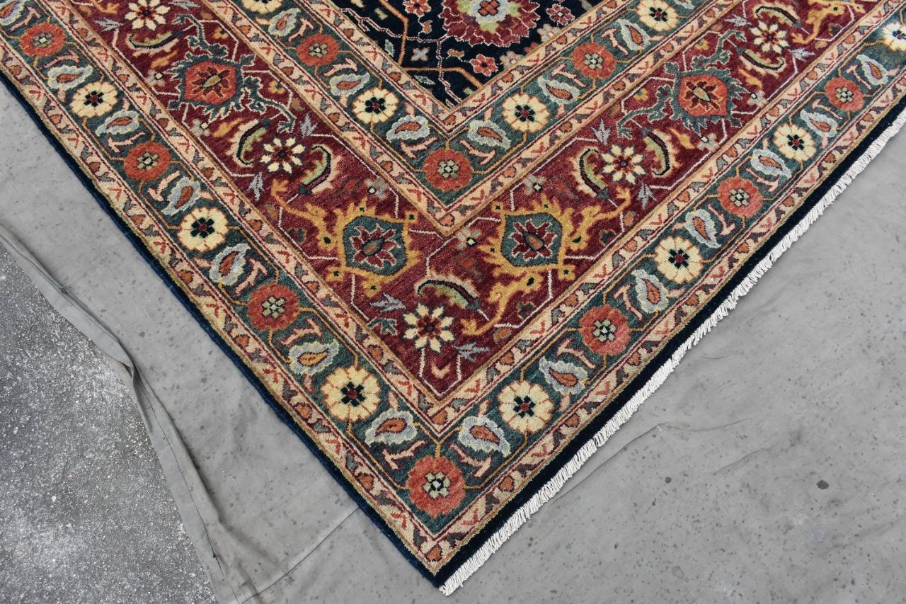 Hand-Knotted Wonderful New Indian Traditional Rug For Sale