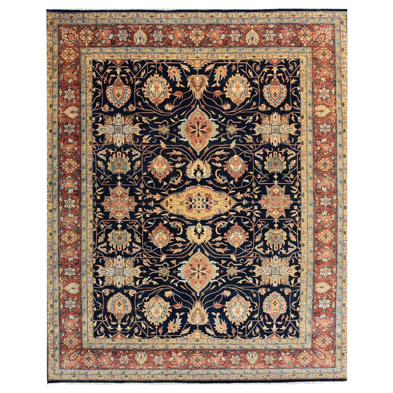 Wonderful New Indian Traditional Rug For Sale