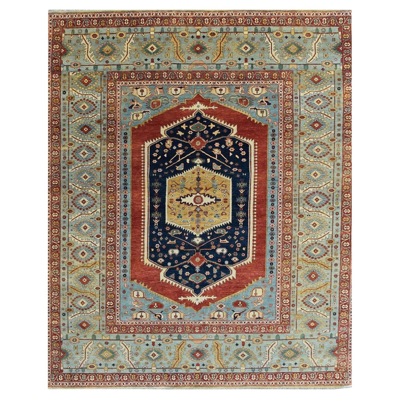 Wonderful New Indian Traditional Rug For Sale