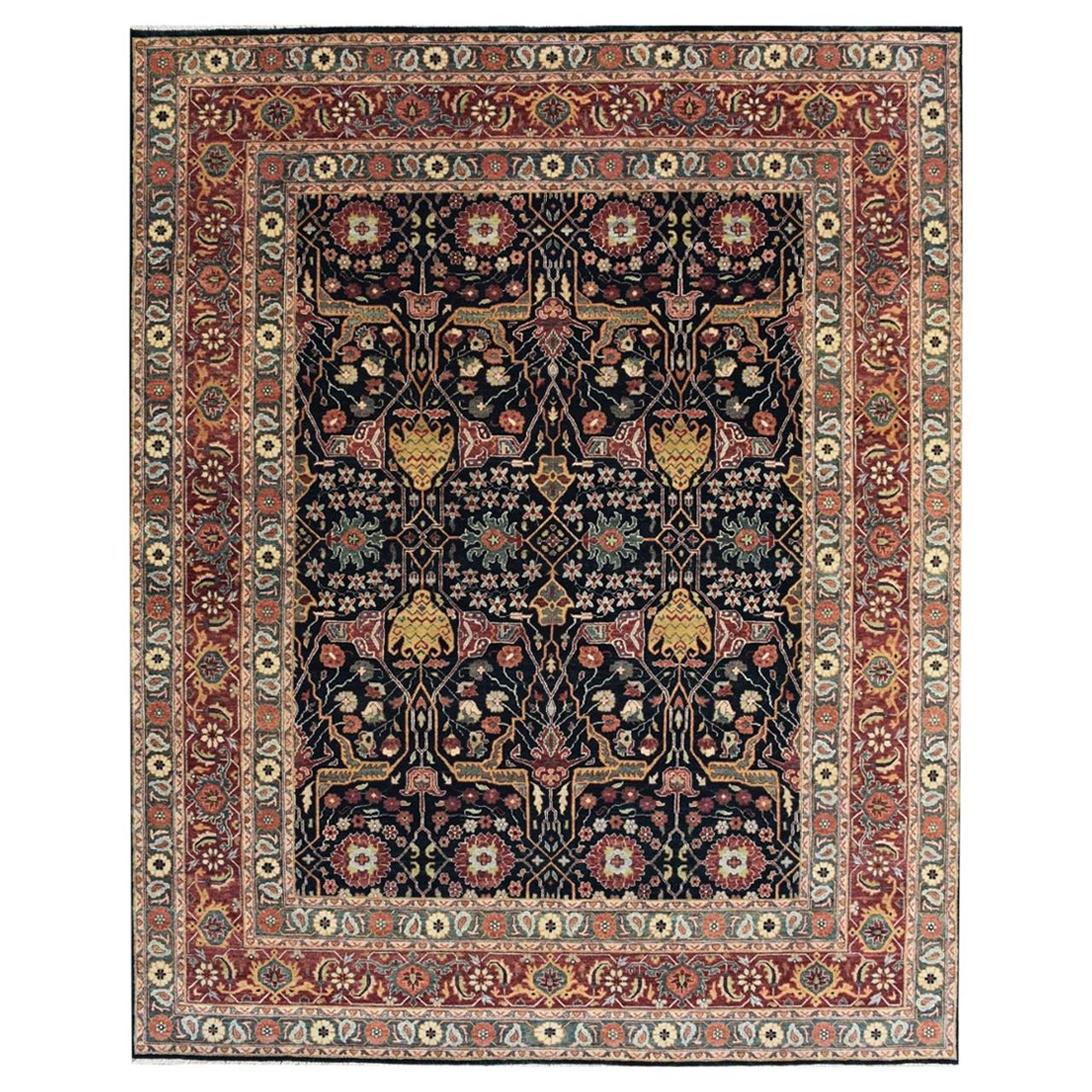 Wonderful New Indian Traditional Rug For Sale