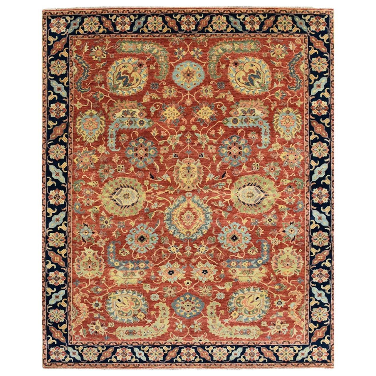 Wonderful New Indian traditional Rug For Sale