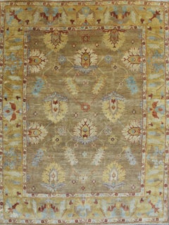 Wonderful New Oushak Design Indian Rug