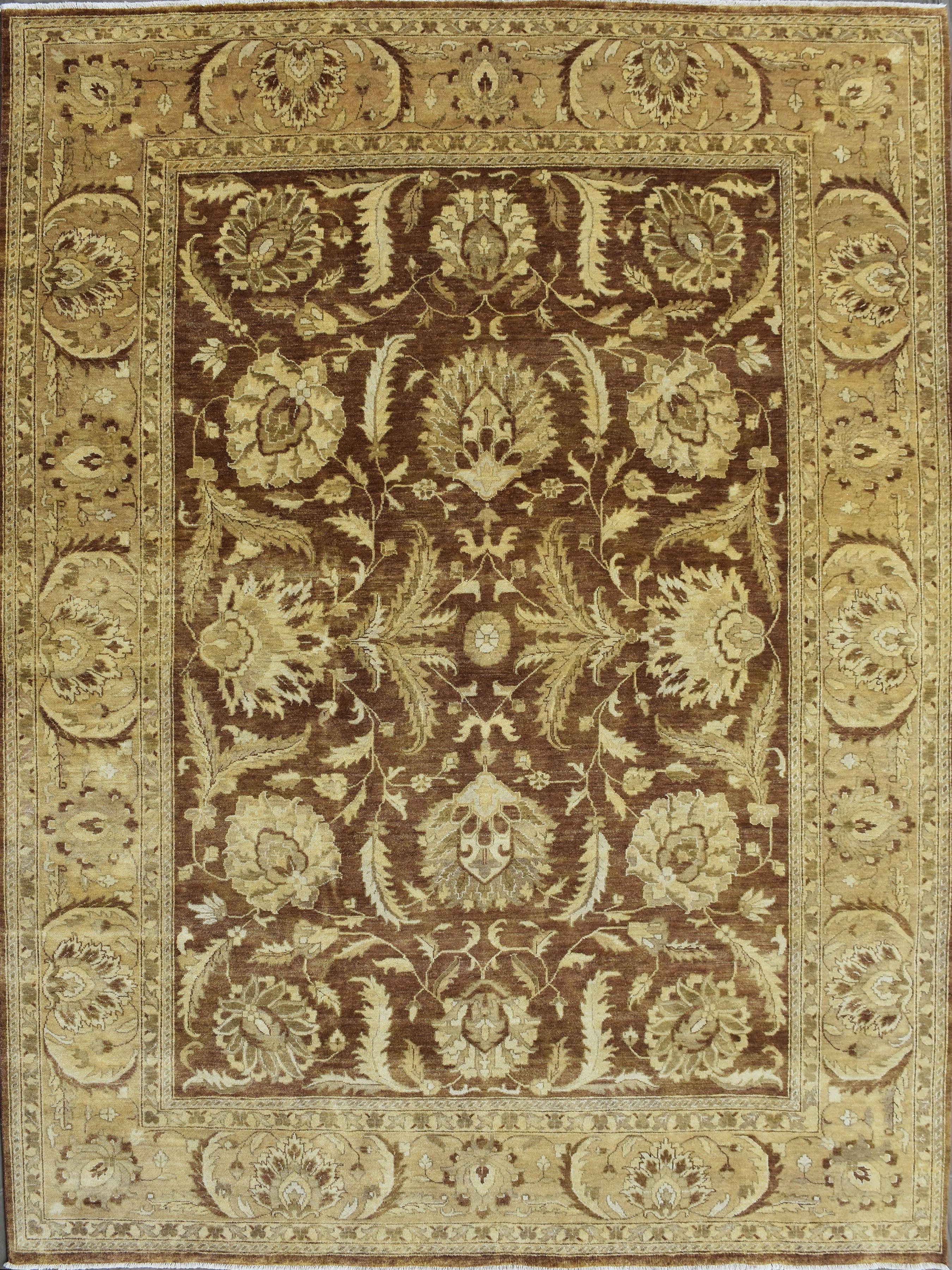 Erstaunlicher neuer indischer Teppich im Oushak-Design (Indisch) im Angebot