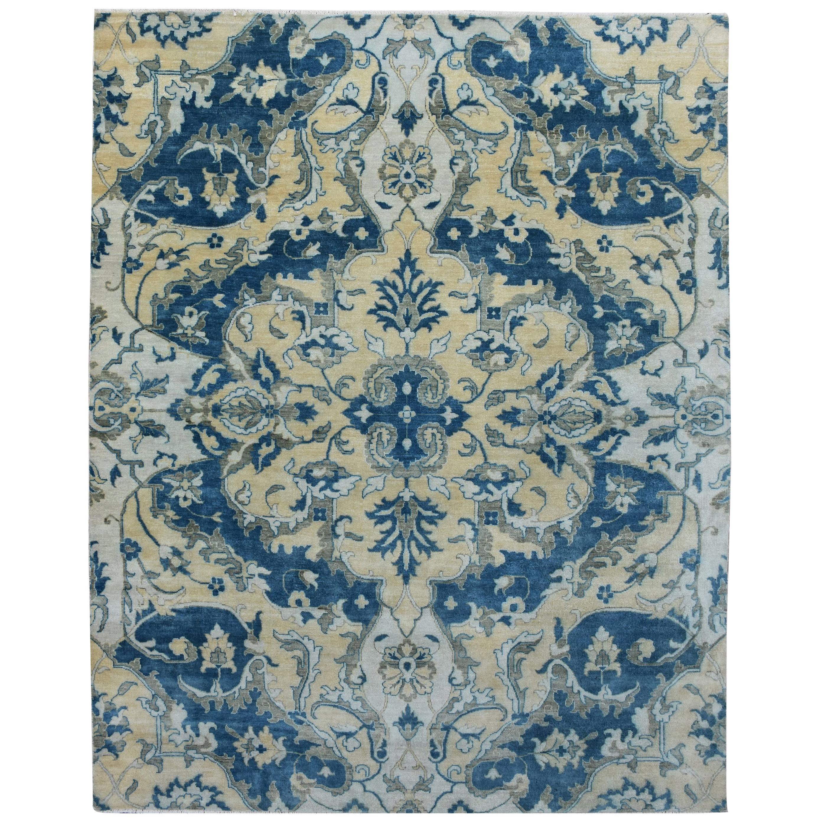 Wonderful New Oushak Design Indian Rug