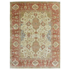 Wonderful New Oushak Design Indian Rug