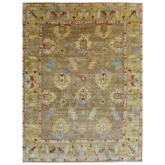 Wonderful New Oushak Design Indian Rug