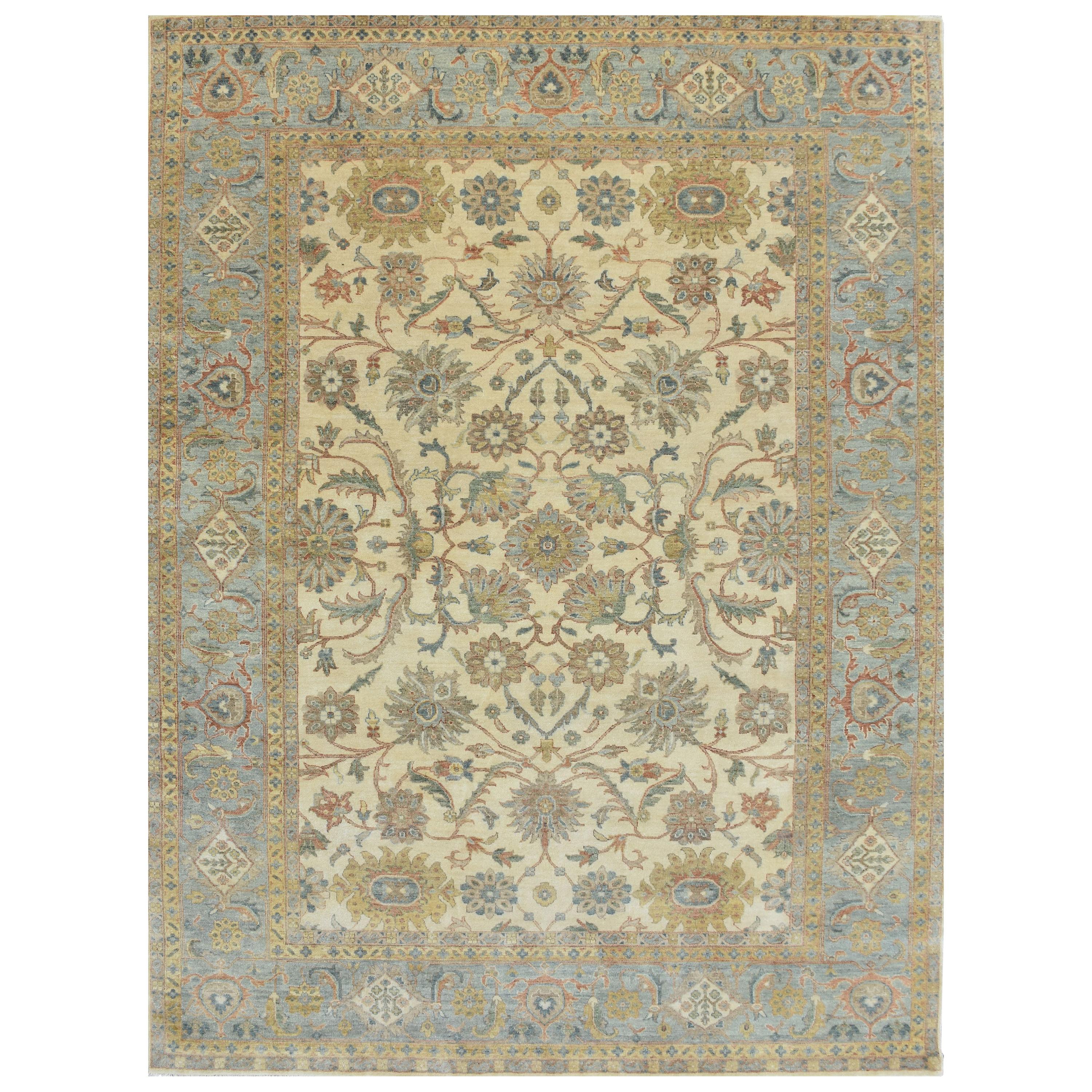 Meraviglioso nuovo tappeto indiano Oushak Design