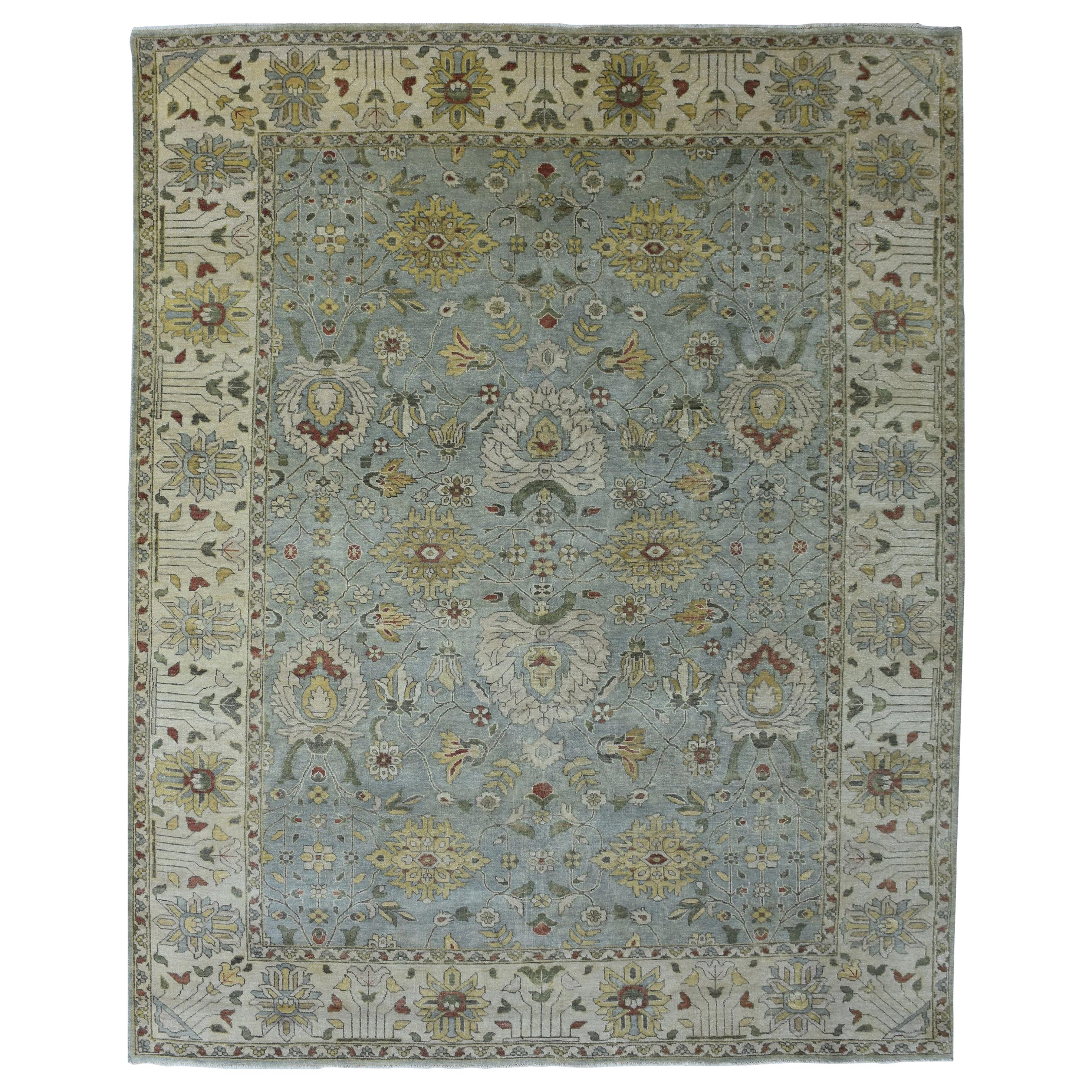 Wonderful New Oushak Design Indian Rug