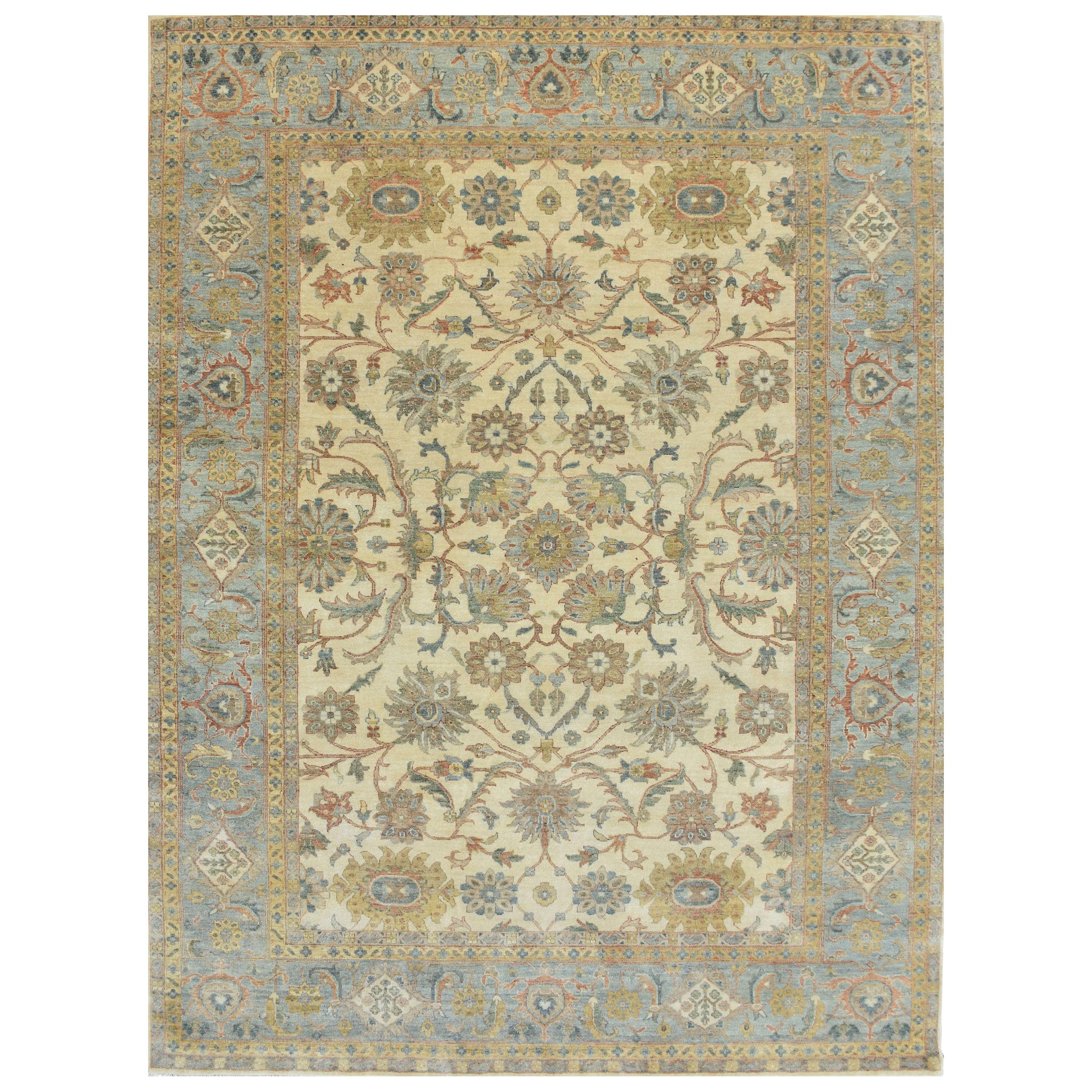 Wonderful New Oushak Design Indian Rug