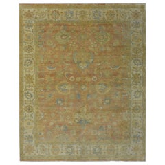 Wonderful New Oushak Design Indian Rug