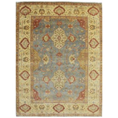 Wonderful New Oushak Design Indian Rug