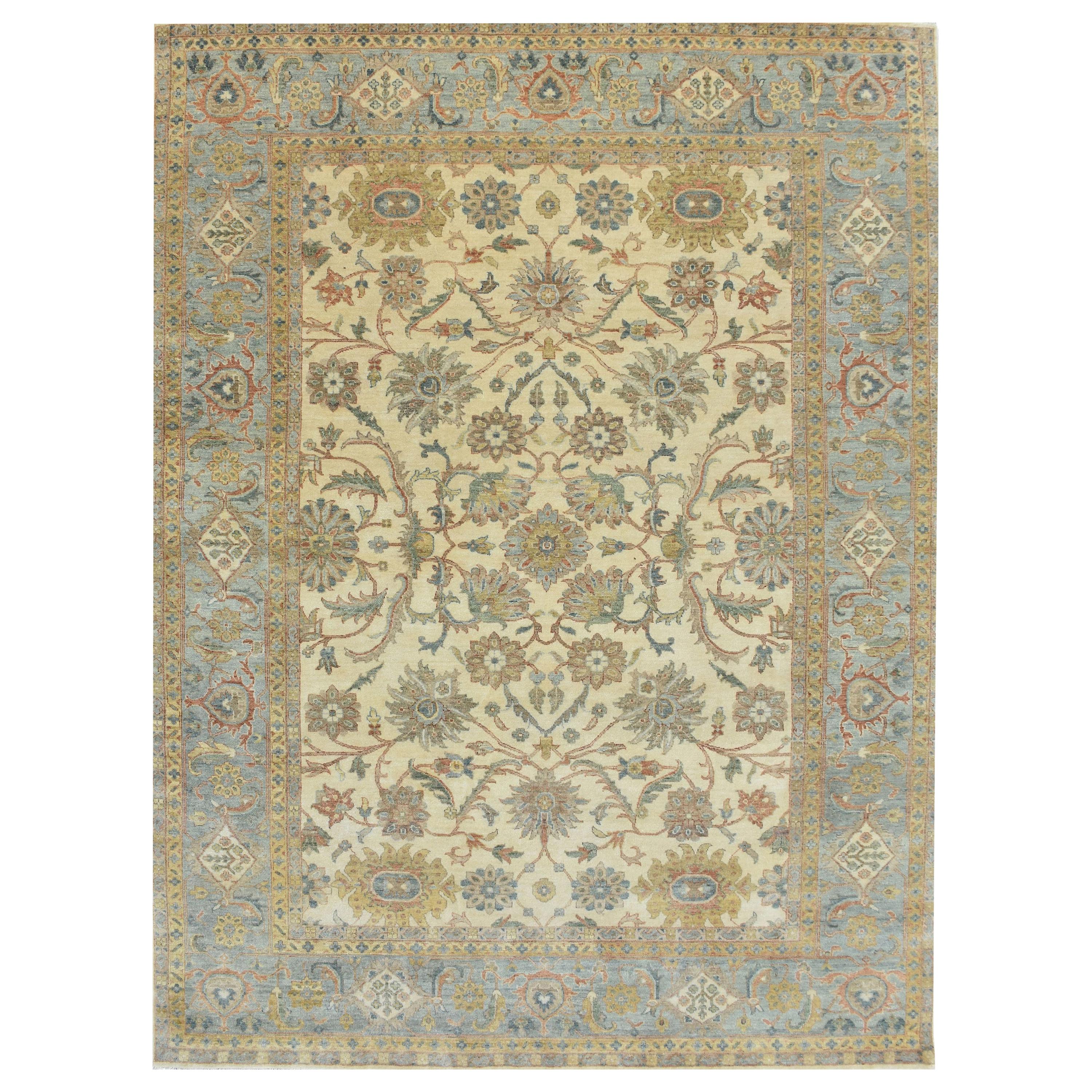 Wonderful New Oushak Design Indian Rug