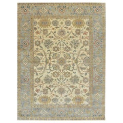 Wonderful New Oushak Design Indian Rug
